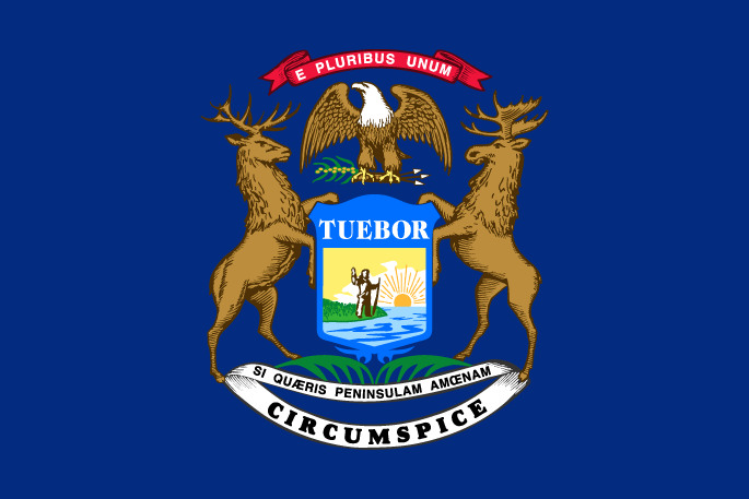 Michigan flag